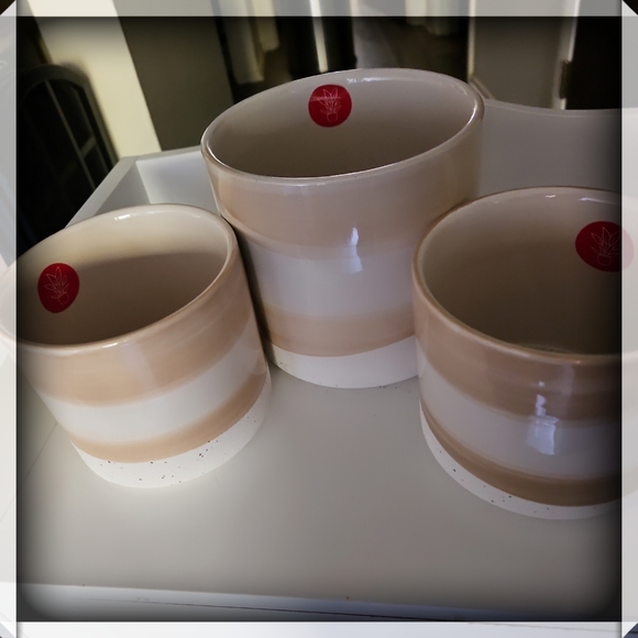 Ashland Greenhouse Series Flower Pot Set of 3 NWT - Picture 3 of 4